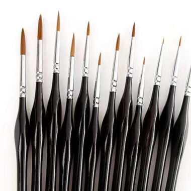 10pcs Micro Detail Paint Brush Set for Acrylic Oil and Watercolor Painting