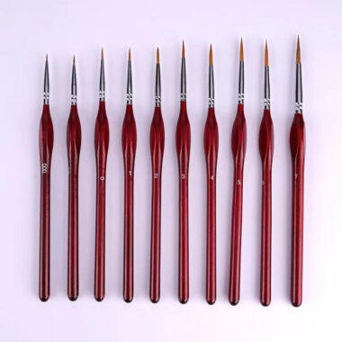10pcs Micro Detail Paint Brush Set for Acrylic Oil and Watercolor Painting