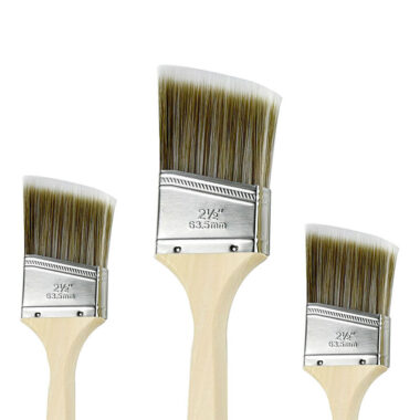 5-piece angled paint brush set for home wall painting and corners