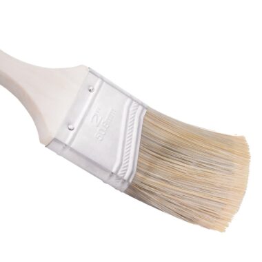Angular Paint Brush with Maple Wood Handle for Line Drawing and Edging