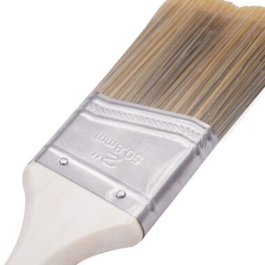 Angular Paint Brush with Maple Wood Handle for Line Drawing and Edging