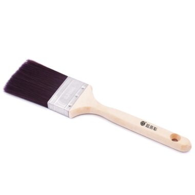 3-Inch Flat Sash Acrylic Paint Brush with Wooden & Plastic Handles