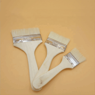 Custom Logo Professional Wall Paint Brush Set with Wooden Handle