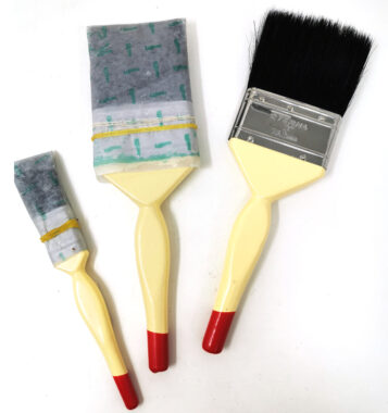 ETERNA 730 Artist Wall Paint Brush Set with Wood and Plastic Handles