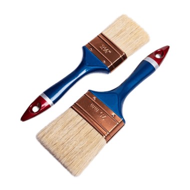 High-End Industrial/DIY Grade Paint Brush with Straight Hair and Thickened Plastic Handle