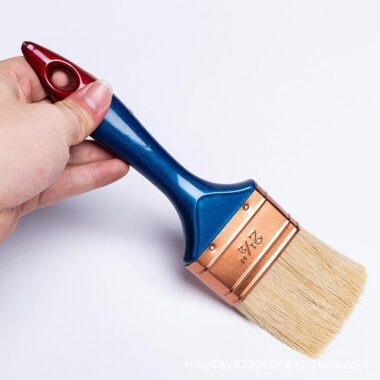 High-End Industrial/DIY Grade Paint Brush with Straight Hair and Thickened Plastic Handle