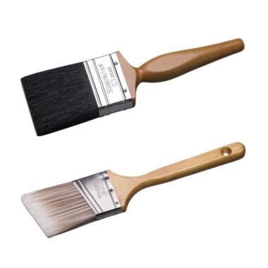 High Quality Polyester Paint Brush Set with Wooden Handles for Multi-Purpose Painting