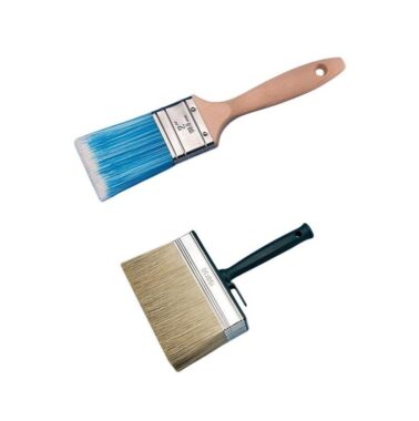 High Quality Polyester Paint Brush Set with Wooden Handles for Multi-Purpose Painting