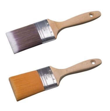 High Quality Polyester Paint Brush Set with Wooden Handles for Multi-Purpose Painting
