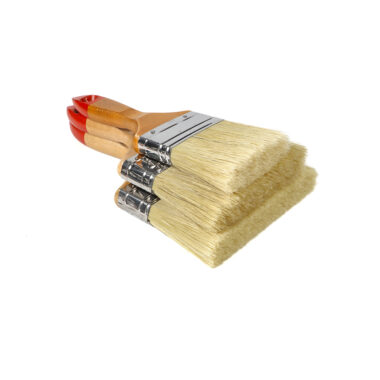 Wooden handle paint brush for wall painting and DIY use