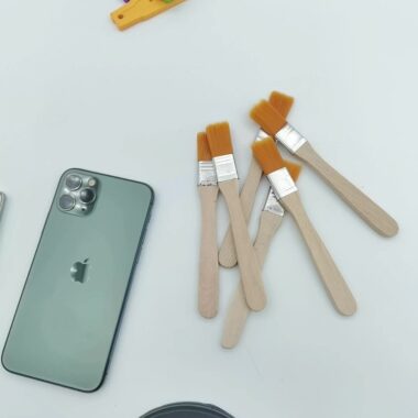Long bristle paint and cleaning brush for dust, BBQ, and keyboard use