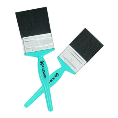 OEM Industrial Paint Brush Set with Plastic Handles for DIY Wall Painting