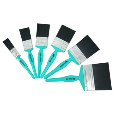 OEM Industrial Paint Brush Set with Plastic Handles for DIY Wall Painting