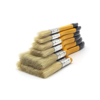 Plastic Handle Pointed Paint Brush for Household Cleaning and Touch-Up Work

