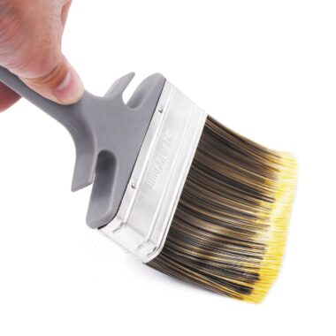  Professional 4-Inch Paint Brush with Durable Plastic Handle for Industrial & DIY Projects