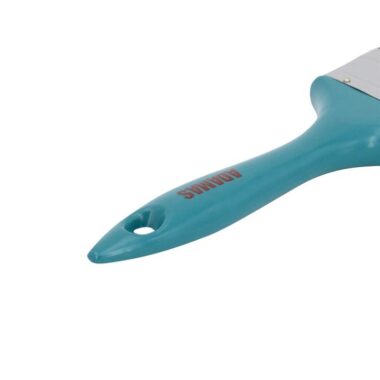 Plastic Handle Paint Brush with White Bristles for Oil & Wall Painting