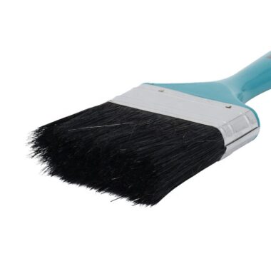Plastic Handle Paint Brush with White Bristles for Oil & Wall Painting