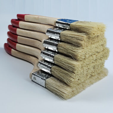 Red Tail Paint Brush Set with Wooden Handle – 1 to 4 Inch Sizes Available