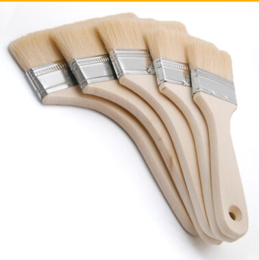 Soft wool paint brush for cleaning, baking, BBQ, and painting