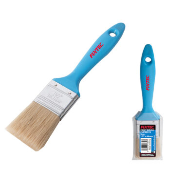 FIXTEC wooden handle paint brush set in various sizes for wall painting