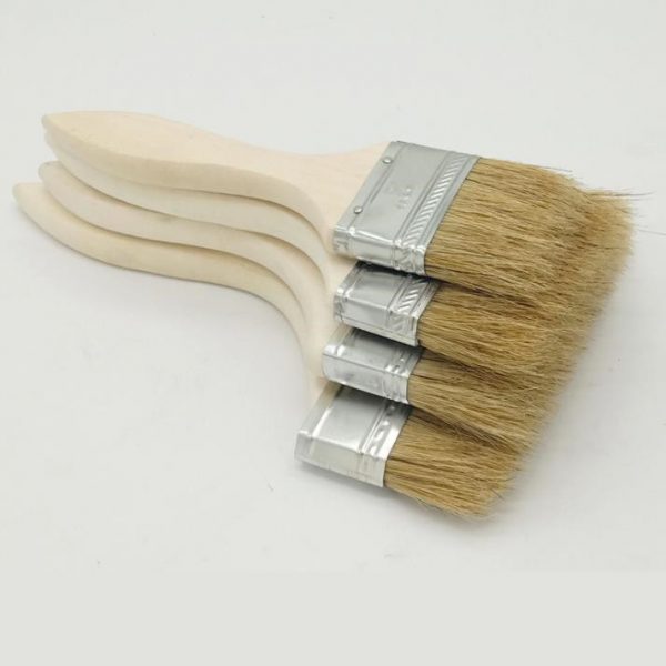 Waterproof special paint pig hair brush (4)