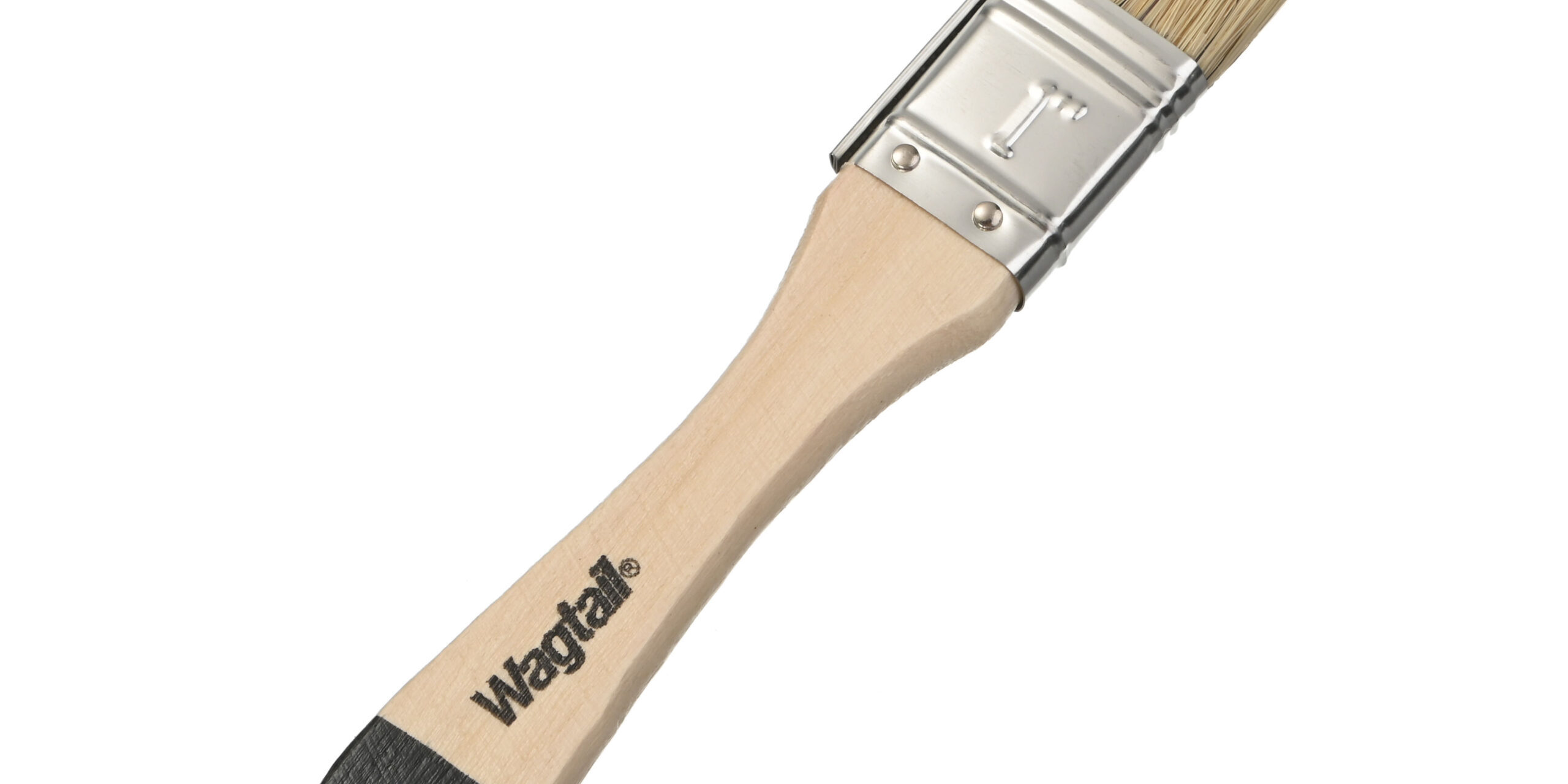 1 Inch Soft Bristle Paint Brush with Thick Wooden Handle for Wall Painting