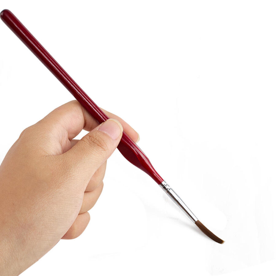 11pcs Paint by Numbers Brush Set with Weasel Hair and Fine Tips