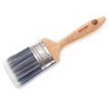 DIY Flat Mouth Oval Paint Brush with Artificial Silk Bristles and Wooden Handle for Exterior Wall Painting