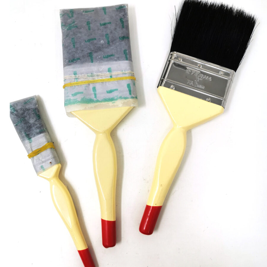 ETERNA 730 Artist Wall Paint Brush Set with Wood and Plastic Handles
