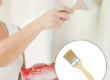 Wooden Handle Flat Wall Paint Brush with Premium Bristles