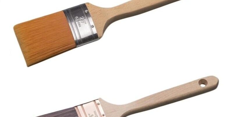 High Quality Polyester Paint Brush Set with Wooden Handles for Multi-Purpose Painting