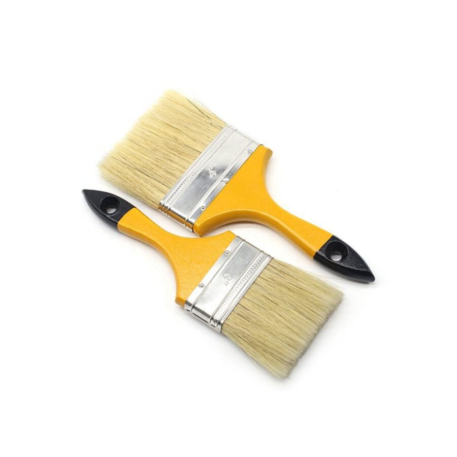 Plastic Handle Pointed Paint Brush for Household Cleaning and Touch-Up Work