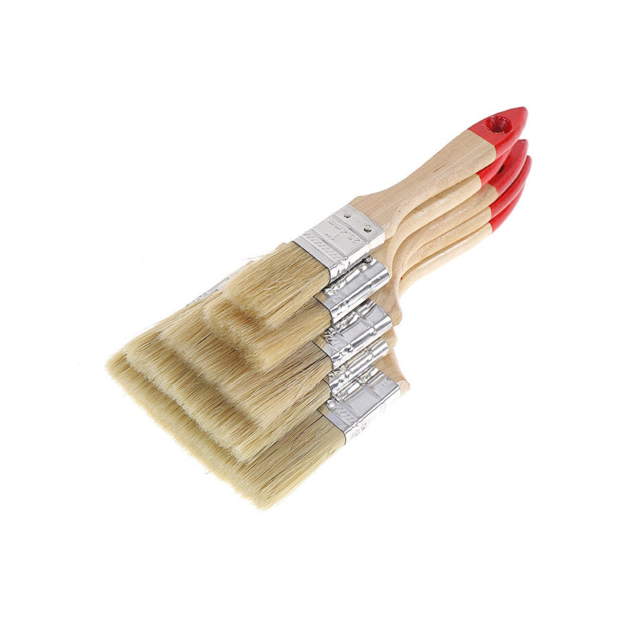 Wall Paint Brush with Wooden Handle and Synthetic/Natural Bristles